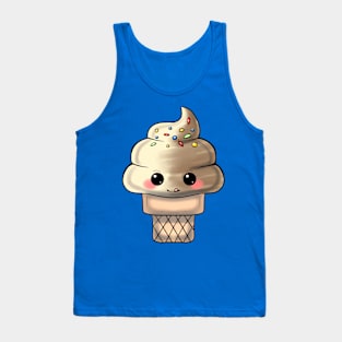 Cute Ice Cream Cone Tank Top